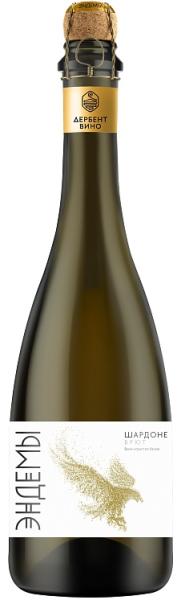 Вино игристое ЭНДЕМЫ Шардоне белое брют 0,75л 11%