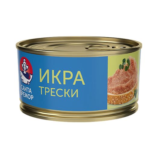 Икра трески САНТА БРЕМОР 130гр