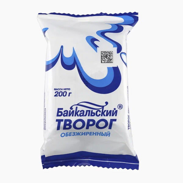 Творог ЯНТА обезжиренный без змж 200гр