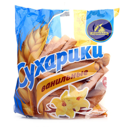 Сухарики КАРАВАЙ Ванильные мини 350 гр м/у