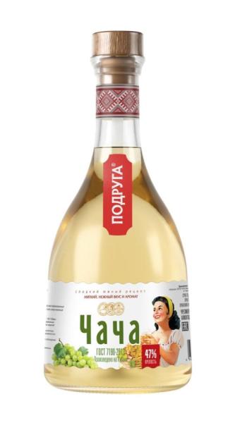 Настойка ПОДРУГА ЧАЧА горькая 0,5л 47%