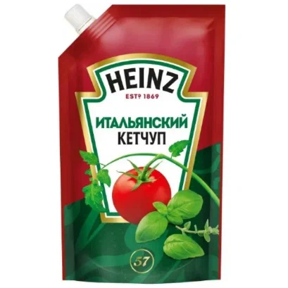 Кетчуп ХАЙНЦ итальянский 320 гр дой пак