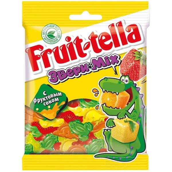 Мармелад жевательный ФРУТЕЛЛА Звери микс 70 гр