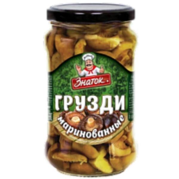 Грибы ЗНАТОК грузди маринованные 280 гр ст/б