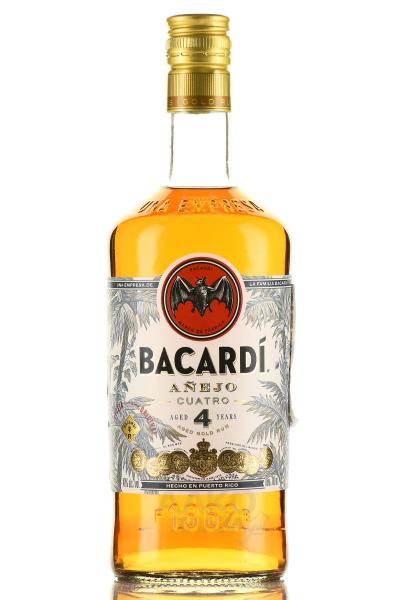 Ром Bacardi Anejo Cuatro 4 года 0,7л 40% США