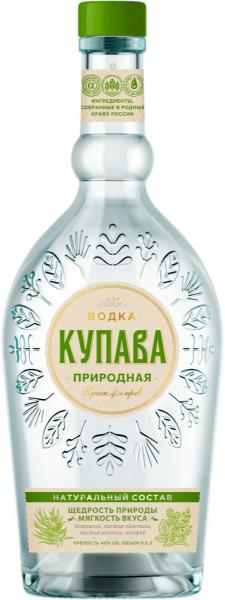 Водка КУПАВА Природная 0,5л 40%