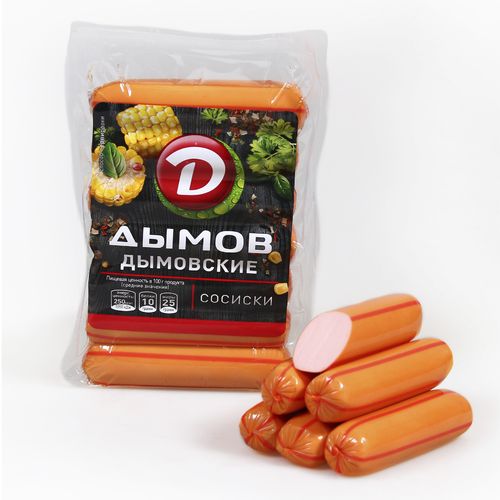 Сосиски ДЫМОВСКИЕ 300гр в/у