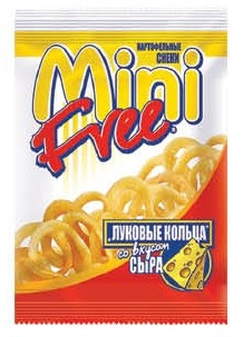 Чипсы МИНИФРИ сыр 45гр БЧ427