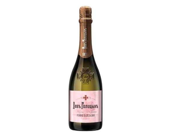 Вино игристое НАСЛЕДИЕ МАСТЕРА Левъ Голицын розовое п/сл.0,75л 12,5%