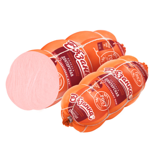 Колбаса СТАРОДВОРСКИЕ КОЛБАСЫ Докторская ГОСТ в оболочке 400гр