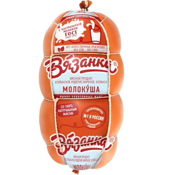 Колбаса ВЯЗАНКА Молокуша вар. 450гр