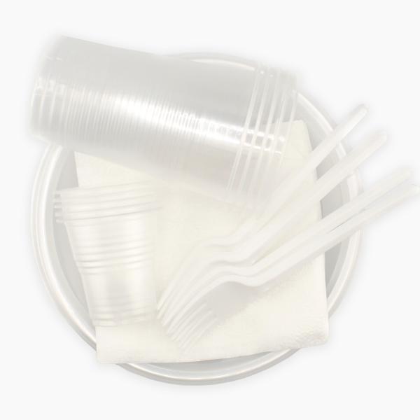 Набор пластиковой посуды ОХОТНИК 5 шт