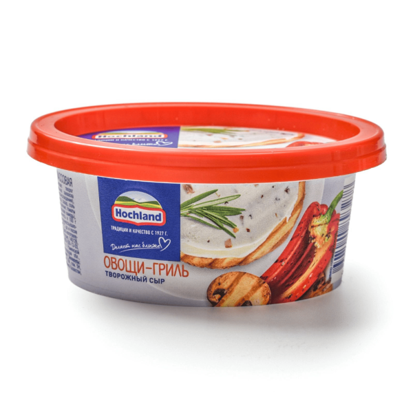 Сыр творожный ХОХЛАНД овощи-гриль без змж 140гр