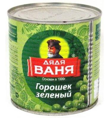 Горошек зеленый ДЯДЯ ВАНЯ 400 гр ж/б