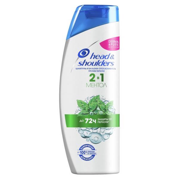 Шампунь Head&shoulders Ментол освежающий 2в1 200мл