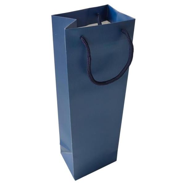 Пакет подарочный 36 х 12 х 9,5 под бутылку, ламинированный, мужской, цв микс, арт. СБТ16