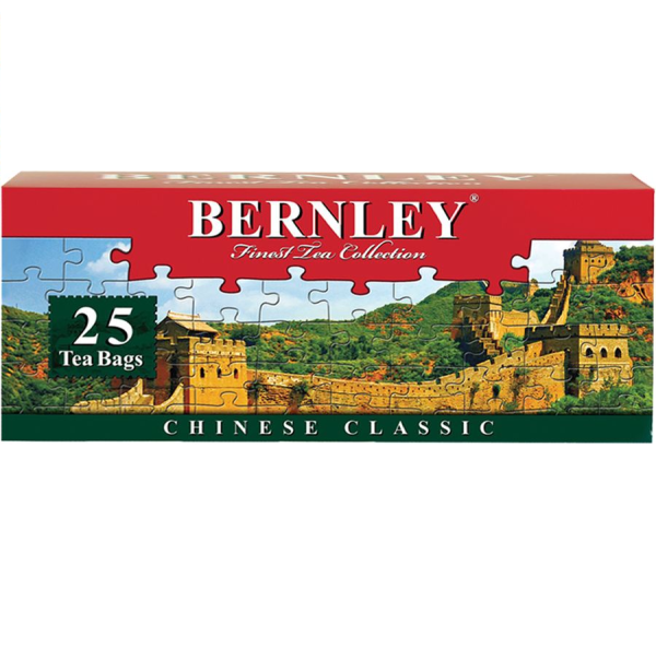 Чай зеленый БЕРНЛИ Чайниз Классик 25 пак. х 2 гр с/я