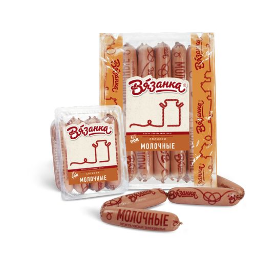 Сосиски ВЯЗАНКА Молочные 450 гр