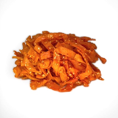 Кальмар кольца солено-сушеные с перцем и кунжутом 100 гр