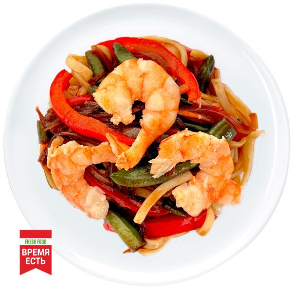 Лапша Удон с креветками 300 гр