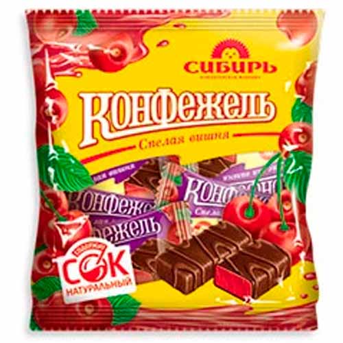 Конфежель КФ СИБИРЬ Спелая вишня 300гр