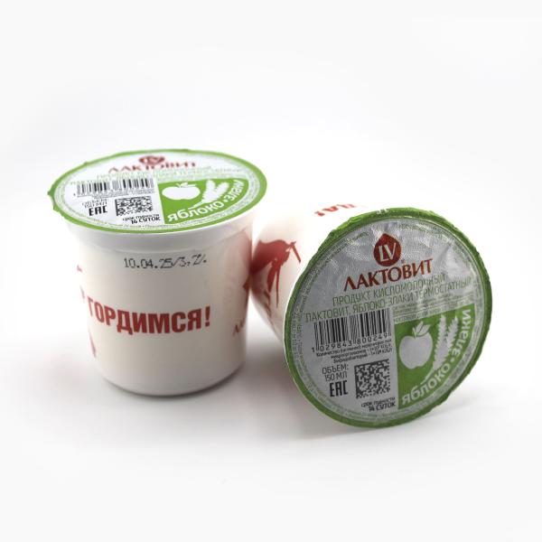 Лактовит яблоко-злаки без змж 150гр стакан