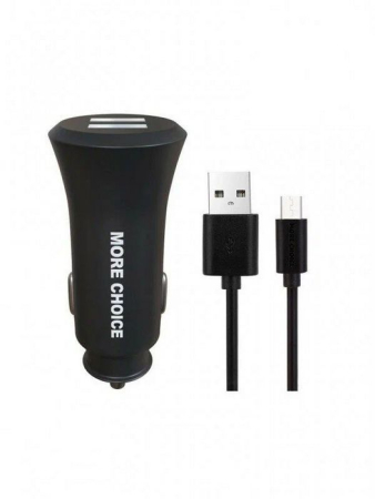 Устройство зарядное автомобильное МОРЕ ЧУС (АЗУ) 2USB 2.4A, арт. AC23