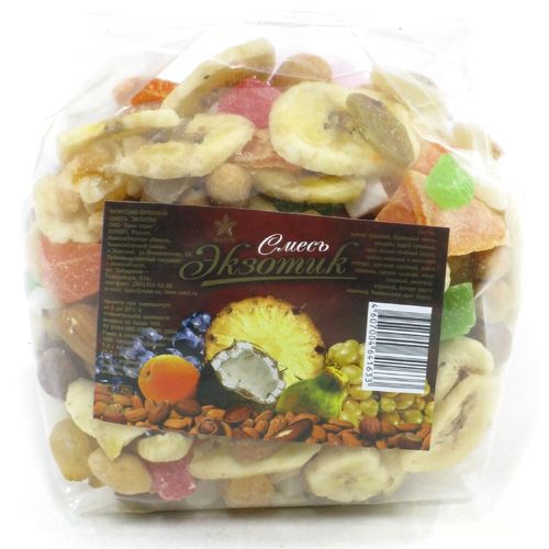 Смесь орехов и фруктов Экзотика 150гр пак