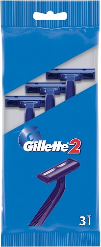 Станок для бритья ЖИЛЛЕТТ-2 одноразовый 3шт