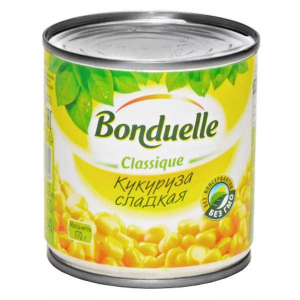 Кукуруза сладкая БОНДЮЭЛЬ 212 гр ж/б