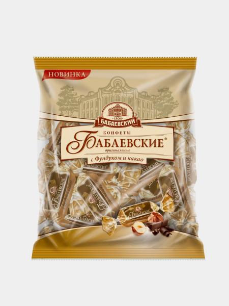 Конфеты РОТ ФРОНТ БАБАЕВСКИЕ Оригинальные с фундуком и какао 200гр