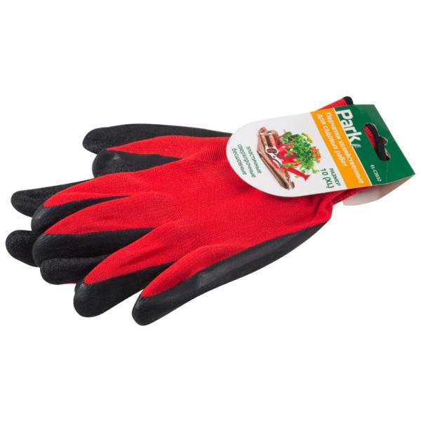 Перчатки ПАРКЕЛ хозяйственные, цв. красный с серым, размер XL., арт.001059, Скрап