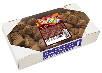 Вафли ЭССЕН Вертушки-веснушки со вкусом шоколада 400 гр мини тв