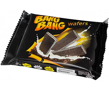 Вафли СЛАДОНЕЖ Бэнг-бэнг 70 гр