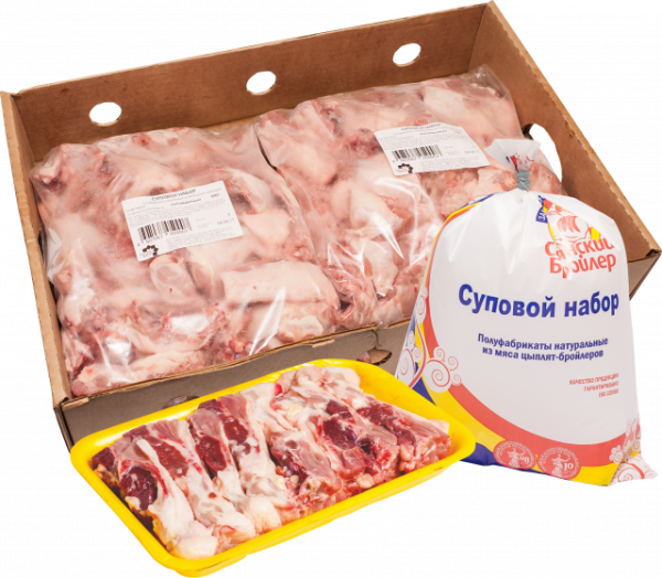 Набор для первых блюд из мяса цыплят-бройлеров САЯНСК замороженный