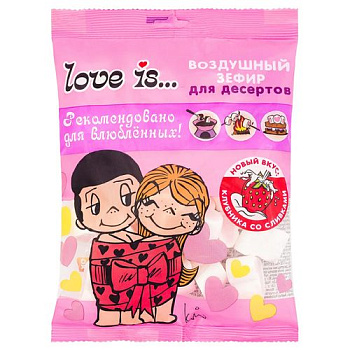 Зефир воздушный Лав Ис для десертов 125гр