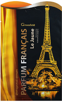 Освежитель воздуха ГРИНФИЛД ароматизатор Парфюм Франс желтый 15гр