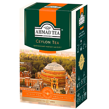 Чай АХМАД Цейлонский Оранж пеко листовой 100гр