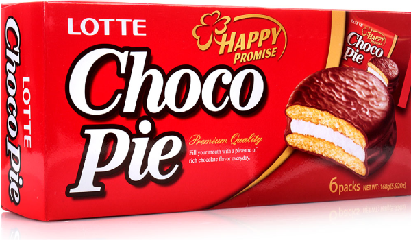 Печенье ЧОКО-ПАЙ Лотте 168гр