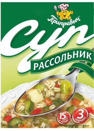 Суп ПРИПРАВЫЧ Рассольник 60гр пакет