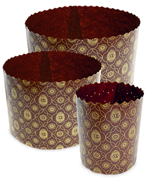 Набор форм для выпечки кулича (три формы разн.размера)