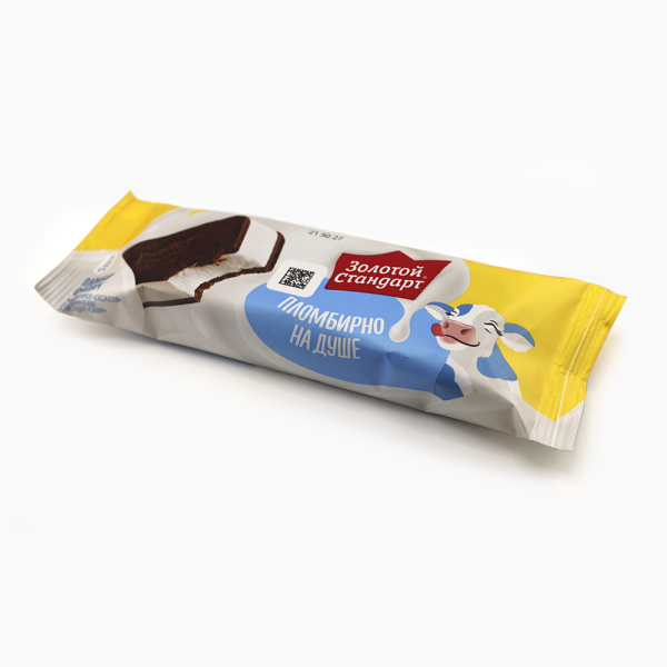 Мороженое ЗОЛОТОЙ СТАНДАРТ сэндвич без змж 69гр