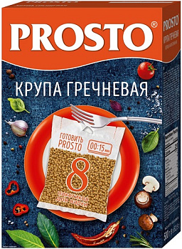 Крупа ПРОСТО гречневая 8*62,5 гр.