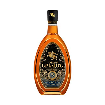 Коньяк ВЕЧНЫЙ ЕРЕВАН Армянский 5 лет 0,5л 40%