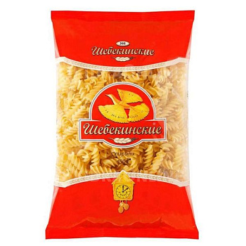 Макароны ШЕБЕКИНСКИЕ Спирали 450гр