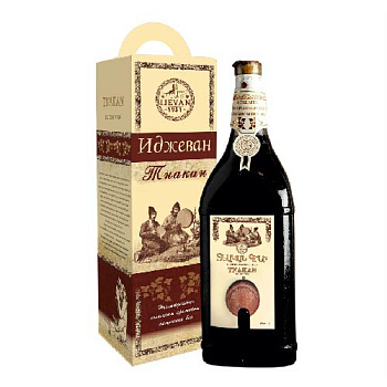 Вино ИДЖЕВАН Тнакан Домашнее красное сух. 3л 11-13%