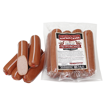 Сосиски АНГАРСКИЙ МПК Говяжьи  в/у 400гр