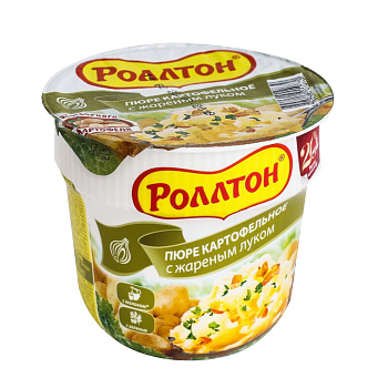 Пюре РОЛЛТОН картофельное с жареным луком 40гр