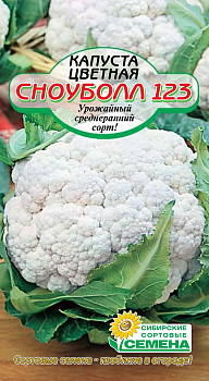 Семена Капуста Сноуболл 123 цветная 0,3г Р ССС