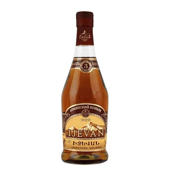 Коньяк ИДЖЕВАН ординарный армянский 3 года круг.бут. 0,5л 40%